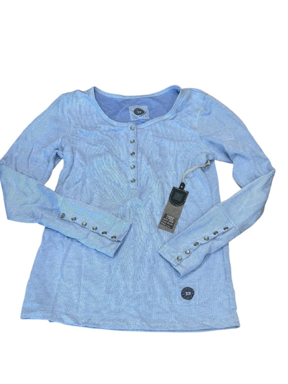 NWT Double D Ranch Sparkle Shirt Size L top blouse New with tag